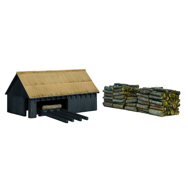 44-1008A - Sawmill and Woodpile Black