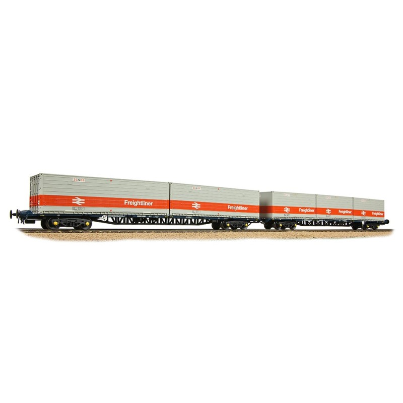 38-625A - BR FGA Outer Flats 2-Pack BR Blue, 5 x Type L/N Freightliner Conts.