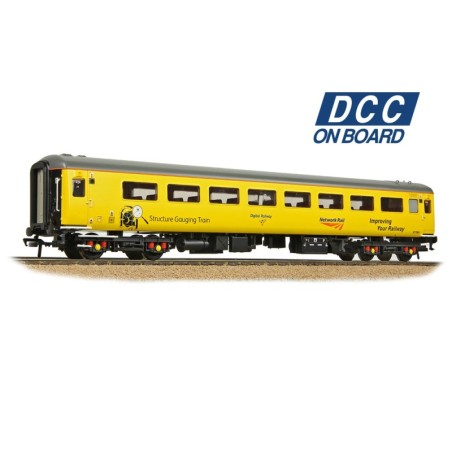 39-682DC - BR Mk2F ex-TSO Structure Gauging Train Coach Network Rail Yellow