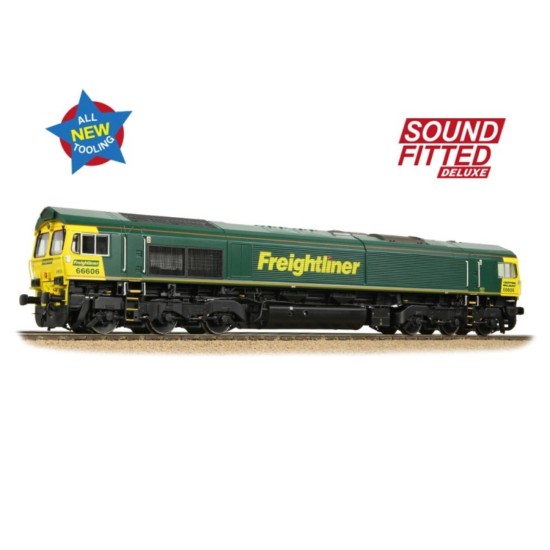 50-002SFX - Class 66/6 66606 Freightliner Green