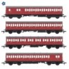 E86023 - LBSCR 54ft 'Isle of Wight' 4-Coach Pack BR Crimson