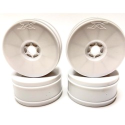 JK611001WHT - Jetko 1:8 Buggy Wheel White (1) Bulk