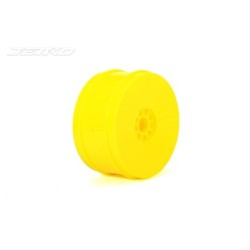 JK611001YRT - Jetko 1:8 Buggy Revo Wheel Yellow (1) Bulk