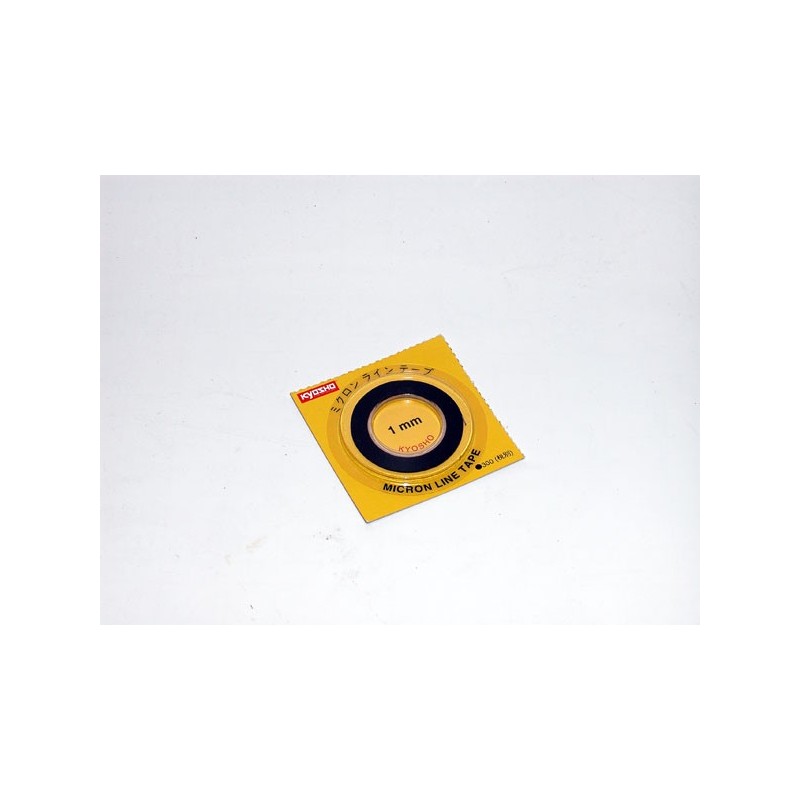 K.1841BK - Black Micron Tape 1mm x 5m Kyosho