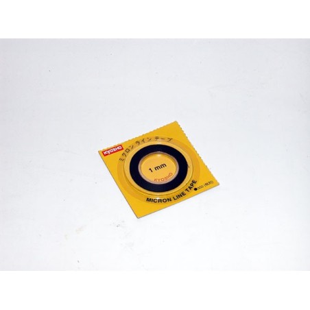 K.1841BK - Black Micron Tape 1mm x 5m Kyosho