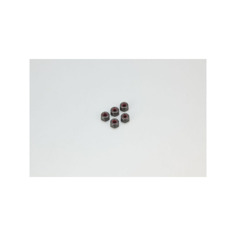 K.1-N2630N - Nylon Lock Nuts M2.6 x3.0mm (5) Kyosho
