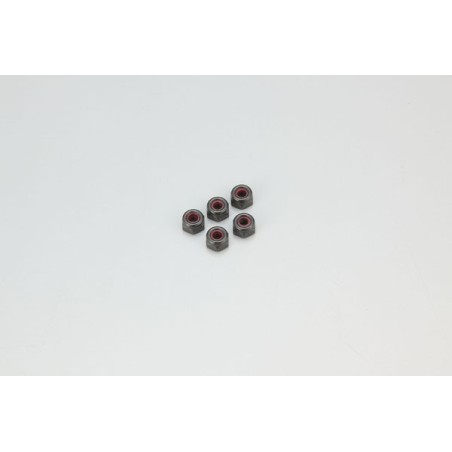 K.1-N2630N - Nylon Lock Nuts M2.6 x3.0mm (5) Kyosho