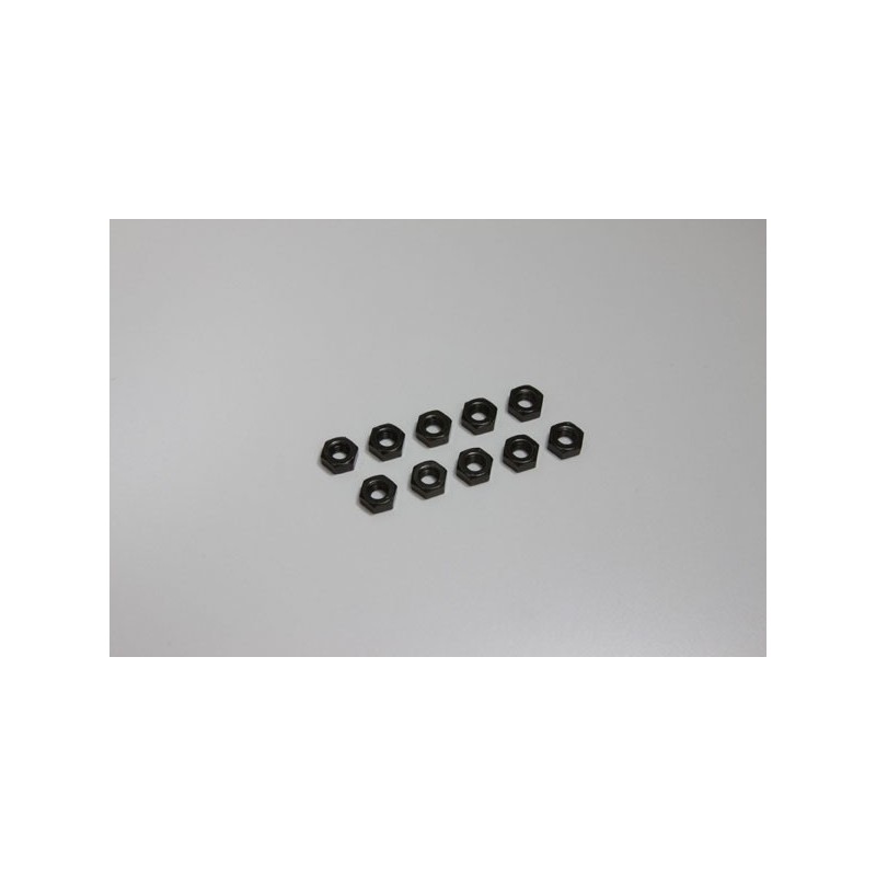 K.1-N3024 - Nuts M3x2.4mm (10) Kyosho