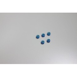 K.1-N3043N - Nylon Lock Nuts M3x4.3mm (5) Kyosho