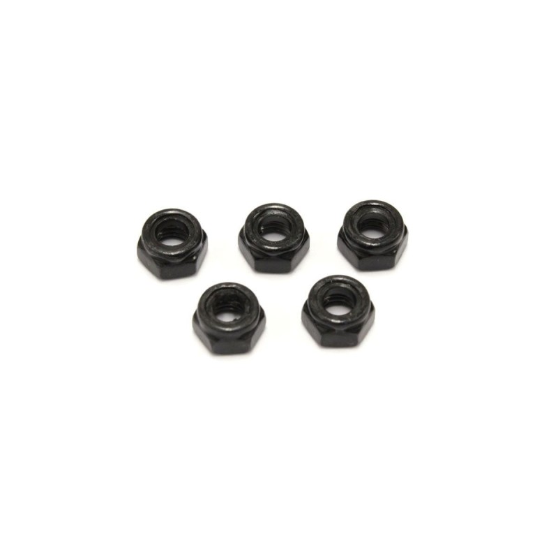 K.1-N5050N - Nylon Lock Nuts M5x5.0mm (5) Kyosho