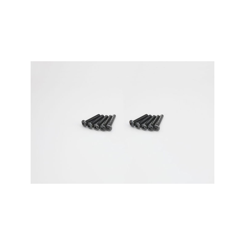 K.1-S04020 - Bind Head Metallic Screws 4x20mm (10) Kyosho