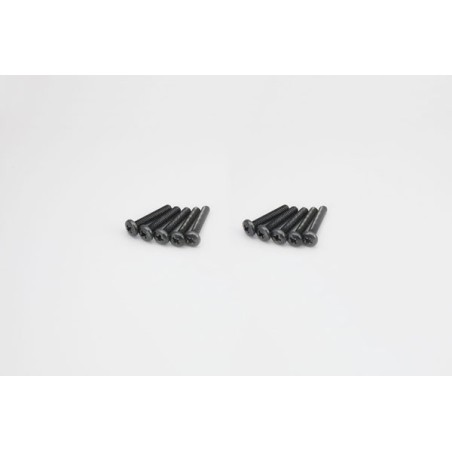K.1-S04020 - Bind Head Metallic Screws 4x20mm (10) Kyosho