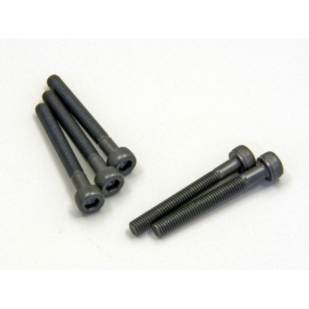 K.1-S23025 - Metallic Cap Screws M3x25mm (5) Kyosho