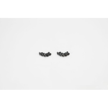 K.1-S32608 - Flat Head Metallic Screws M2.6x8mm (10) Kyosho