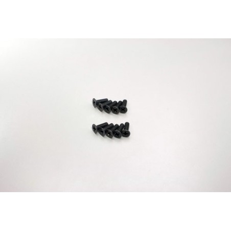 K.1-S33010 - Flat Head Metallic Screws M3x10mm (10) Kyosho