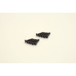 K.1-S33016 - Flat Head Metallic Screws M3x16mm (10) Kyosho