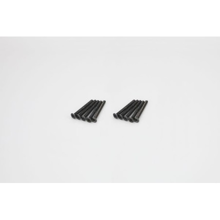 K.1-S33030 - Flat Head Metallic Screws M3x30mm (10) Kyosho