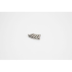 K.1-S34015 - Flat Head Metallic Screws M4x15mm (10) Kyosho
