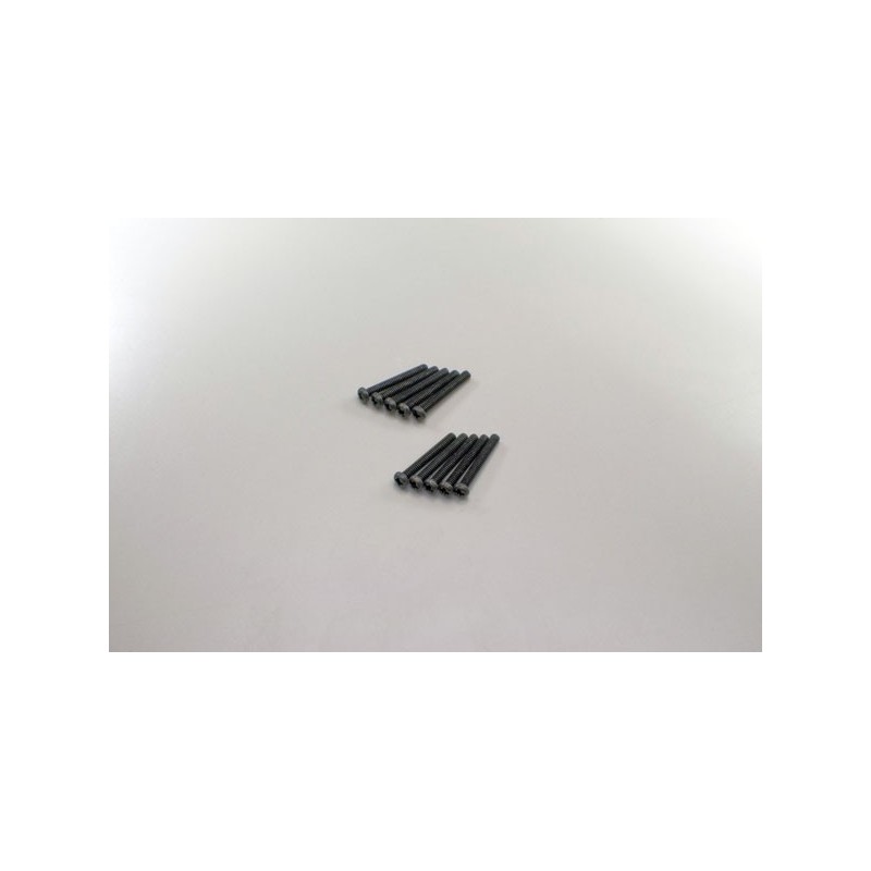 K.1-S42015 - Round Head Metallic Scerws M2x15mm (10) Kyosho