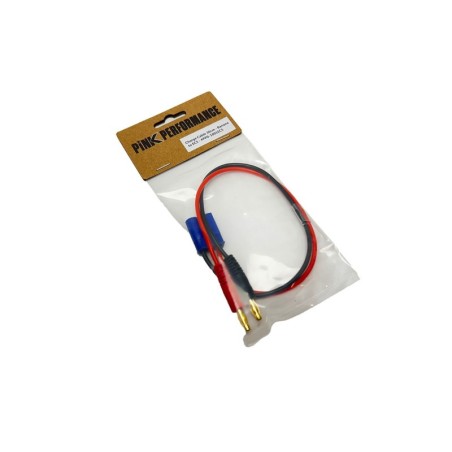 PP0-1001EC5 - Charge Cable 30cm Pink Performance - Banana to EC5