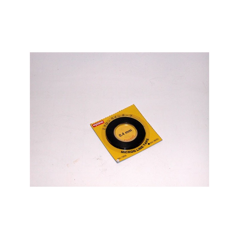 K.1859 - Black Micron Tape 0.4mm x 8m Kyosho