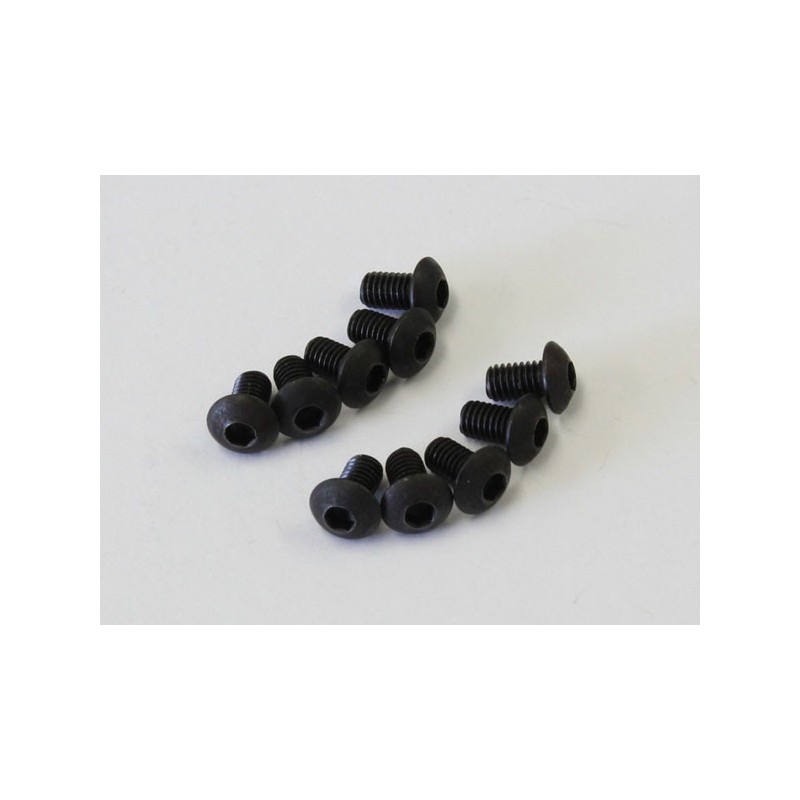 K.1-S13005H - Hex Button Screws M3x5mm (10) Kyosho