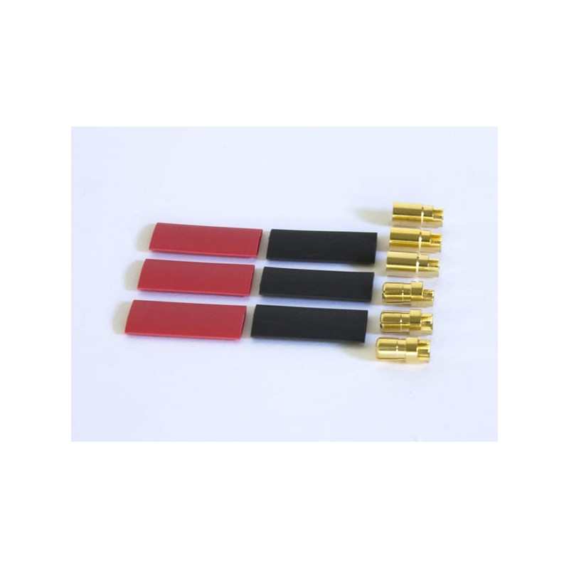 ORI40014 - GOLD PLUG 6MM (MALEx3/FEMALEx3)