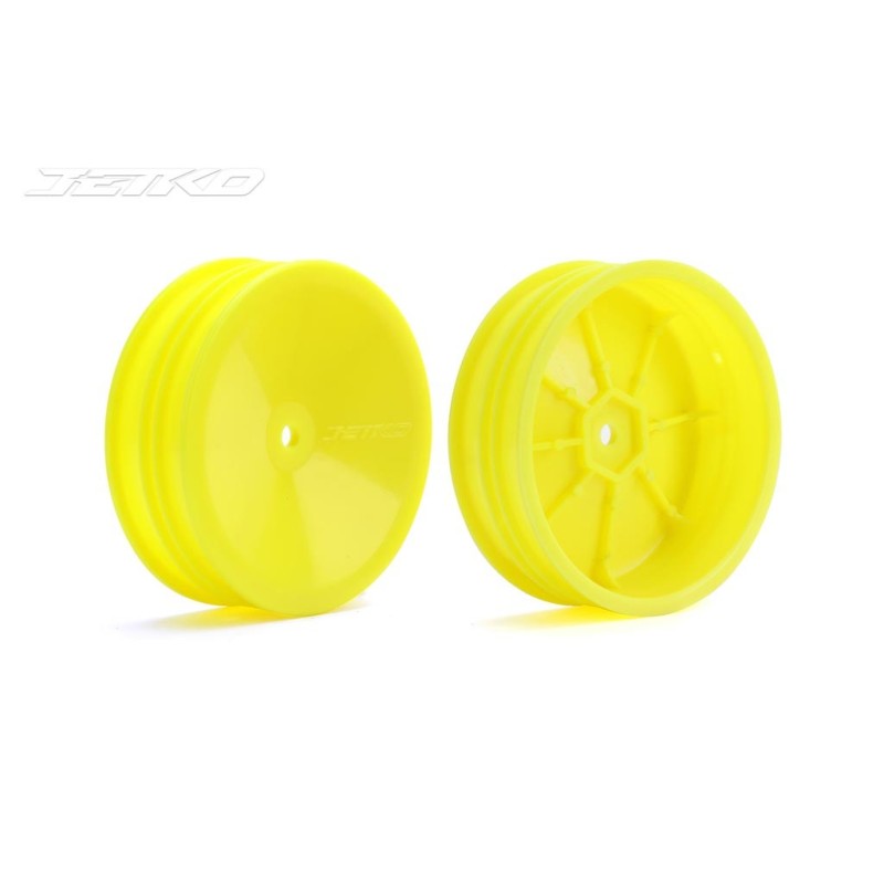 JK6121YH - Jetko Wheels 1:10 Buggy Front Slim 2WD Yellow (2)