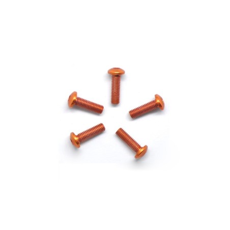 AM14RH3010-O - ALU SCREW ALLEN ROUNDHEAD M3X10 ORANGE (7075) (5)