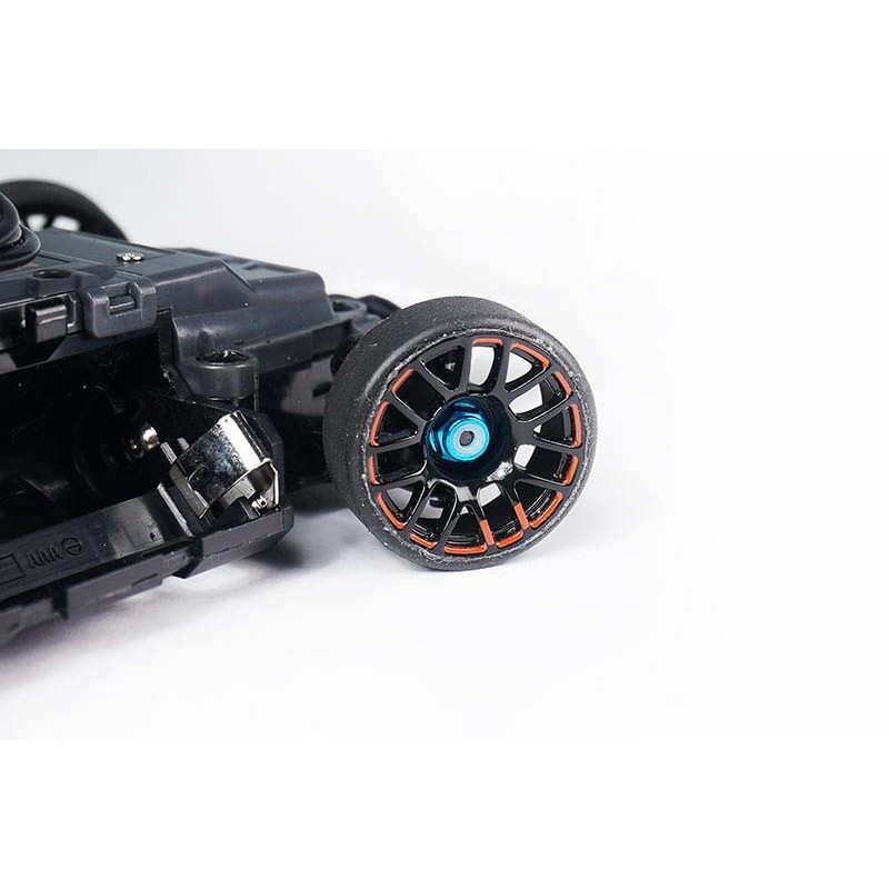 KOS04371-1F - Flanged Nylon Lock Nuts M2 Blue Koswork (5) Mini-Z Series