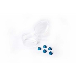 KOS04371-1F - Flanged Nylon Lock Nuts M2 Blue Koswork (5) Mini-Z Series