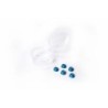 KOS04371-1F - Flanged Nylon Lock Nuts M2 Blue Koswork (5) Mini-Z Series