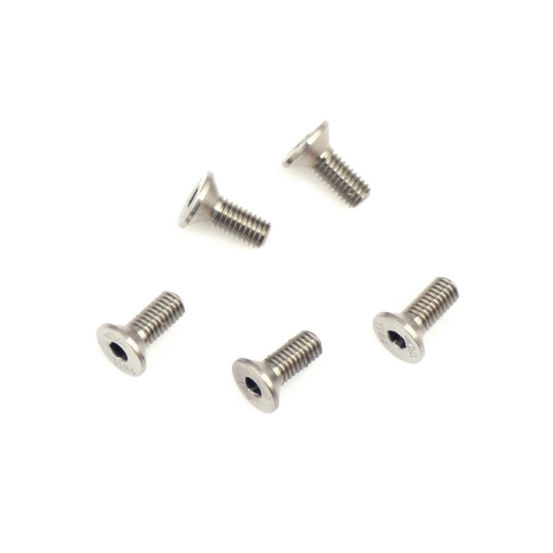 AM640003 - TITANIUM SCREW ALLEN COUNTERSUNK M3X8 (5)