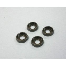 AMR-026GM - M3 Flat Head Washer (4) Gun Metal