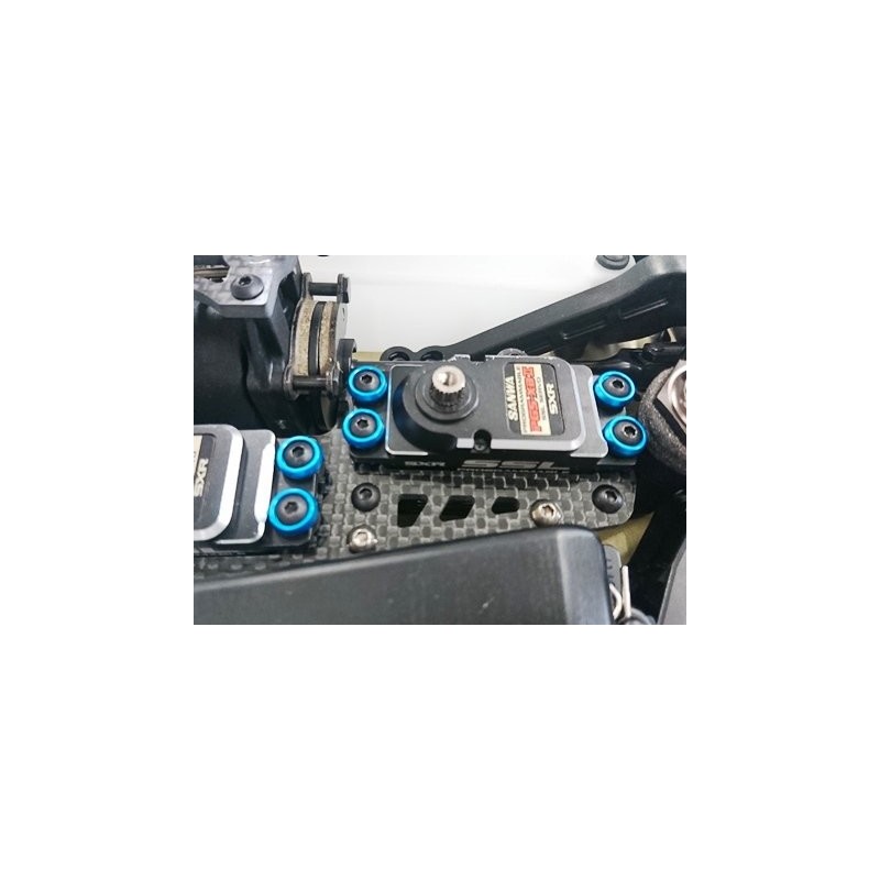 AMR-026LBL - M3 Flat Head Washer (4) Light Blue