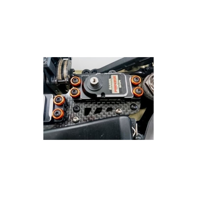 AMR-026OR - M3 Flat Head Washer (4) Orange