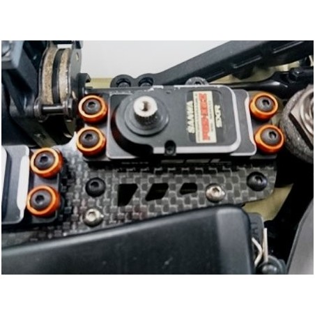 AMR-026OR - M3 Flat Head Washer (4) Orange