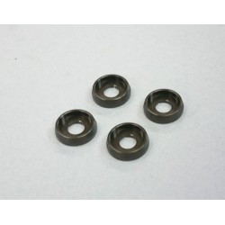 AMR-027GM - M4 Flat Head Washer (4) Gun Metal
