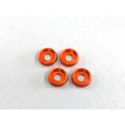 AMR-027OR - M4 Flat Head Washer (4) Orange