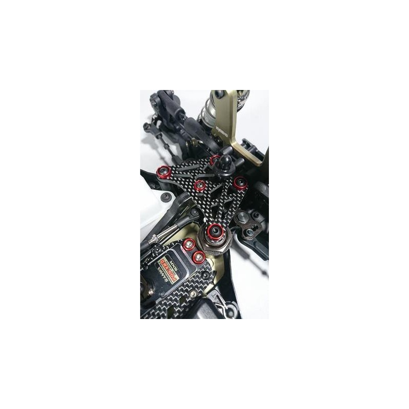 AMR-027R - M4 Flat Head Washer (4) Red