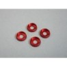 AMR-027R - M4 Flat Head Washer (4) Red