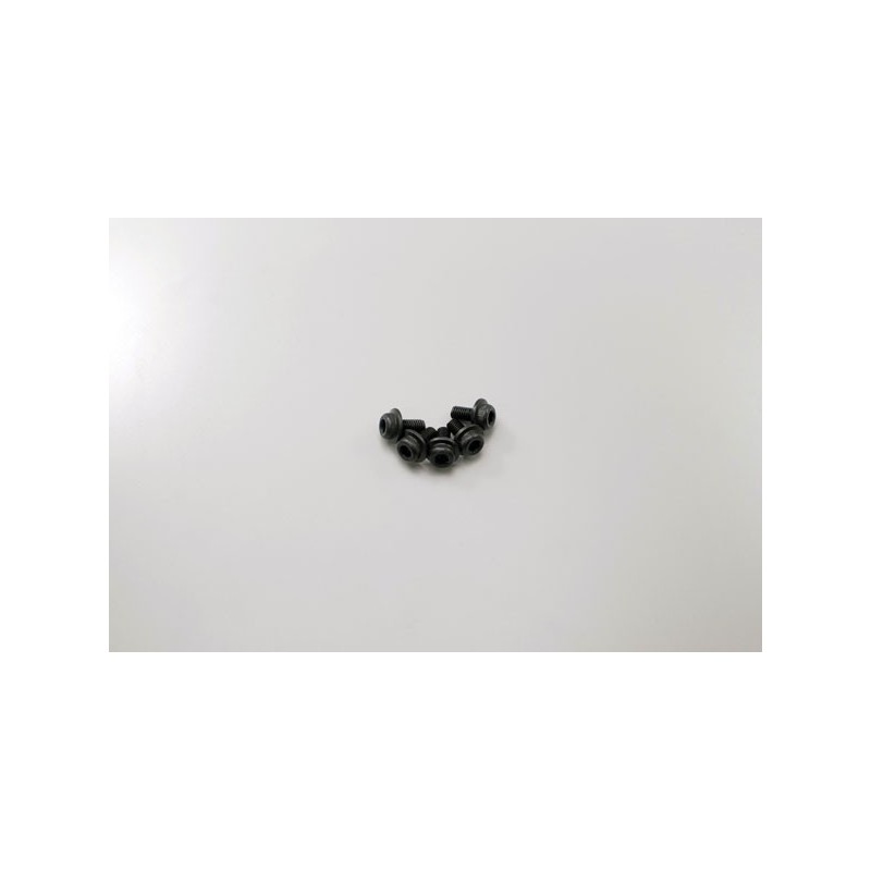 K.1-S23006F - Metallic Flanged Cap Screw M3x6mm (5) Kyosho