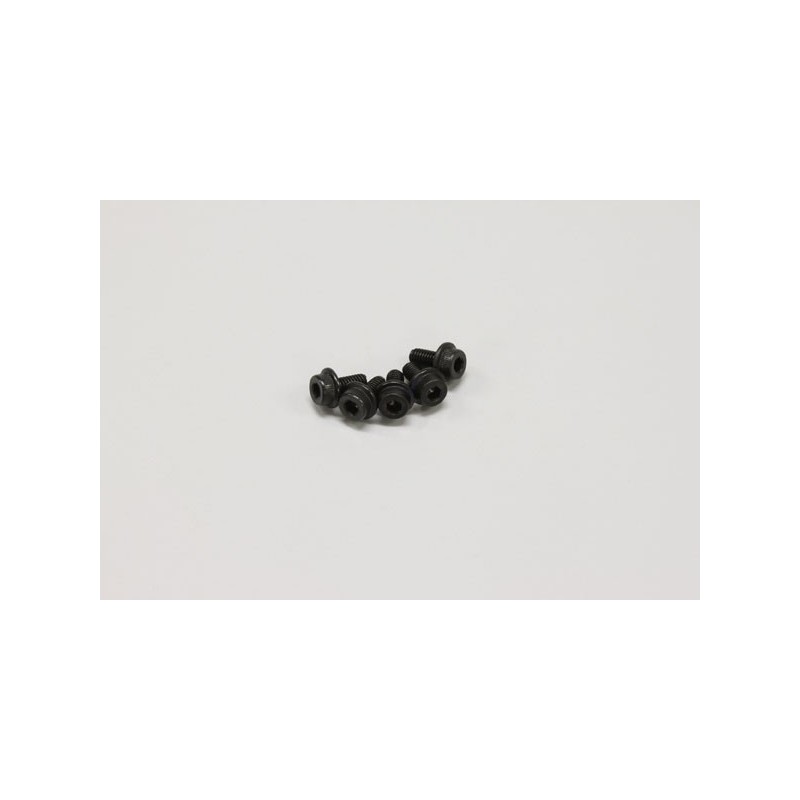 K.1-S24008F - Metallic Flanged Cap Screw M4x8mm (5) Kyosho