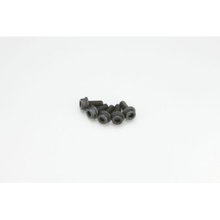 K.1-S24010F - Metallic Flanged Cap Screw M4x10mm (5) Kyosho
