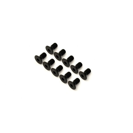 K.1-S34008H - Hex Flat Head Screws 4x8mm (10)