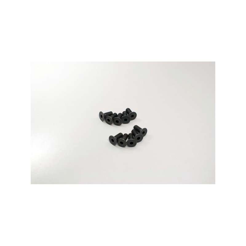 K.1-S34010H - Hex Flat Head Screws 4x10mm (10)