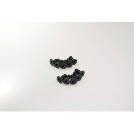 K.1-S34010H - Hex Flat Head Screws 4x10mm (10)