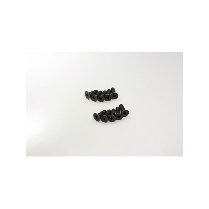 K.1-S34012H - Hex Flat Head Screws 4x12mm (10)