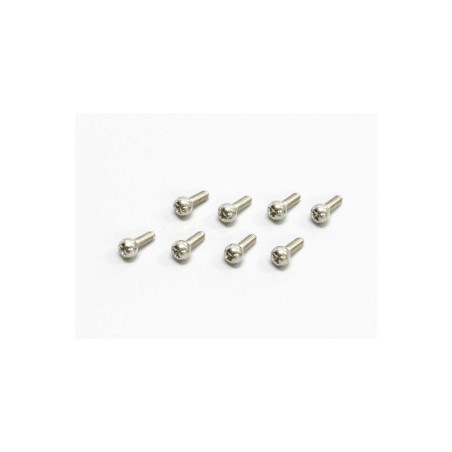 K.1284B - Kyosho 5.8mm Pillow Balls (8) Silver Colour