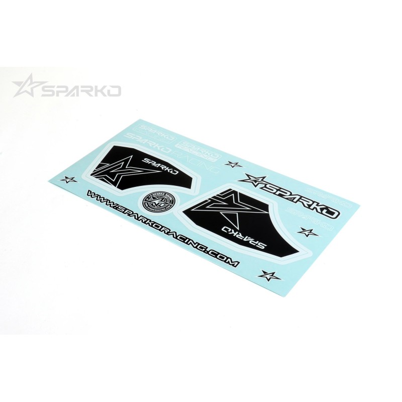 SPKF89005-BK - Sparko F8 Wing Sticker-Black and White